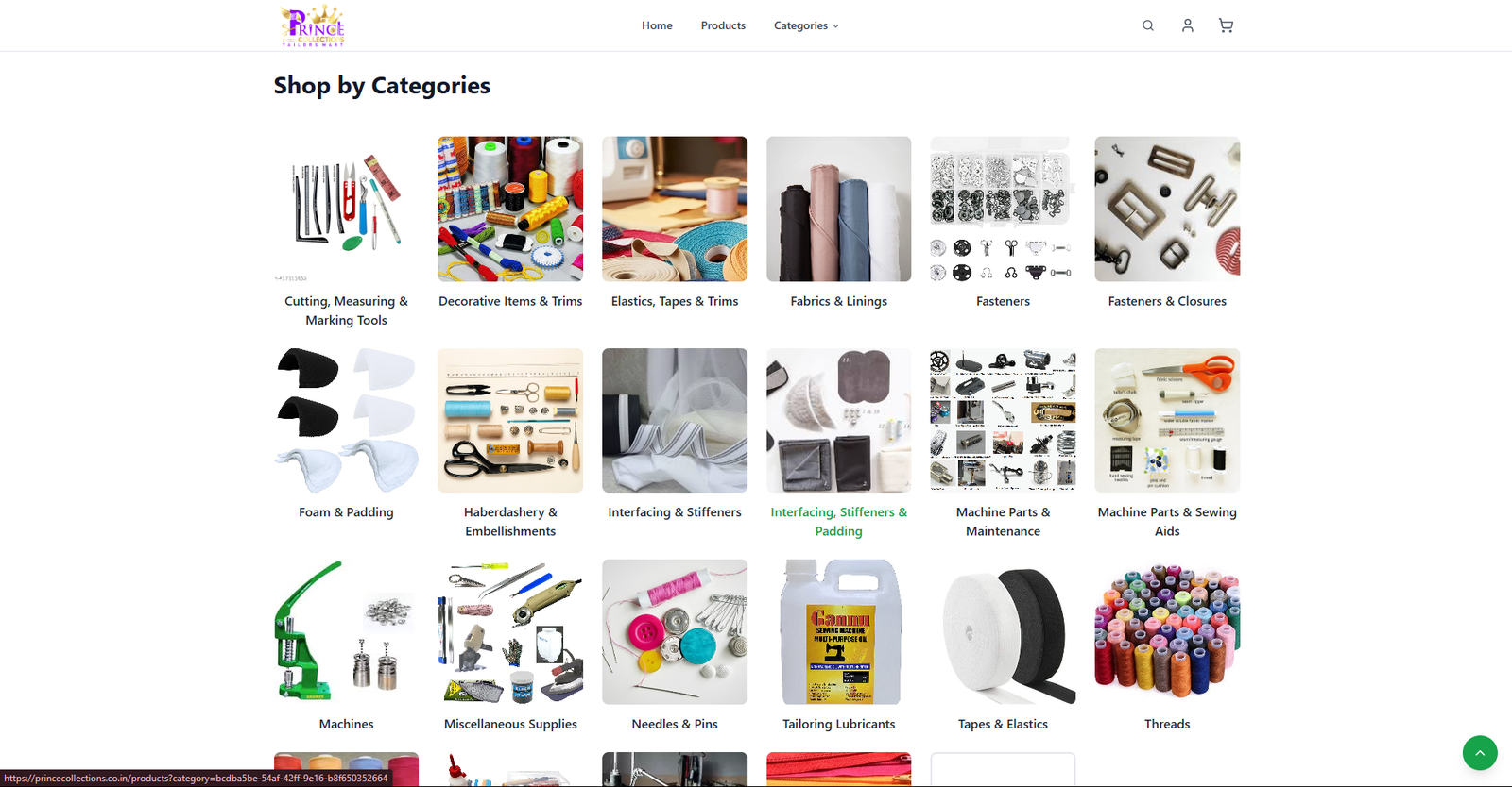 Prince Collections — Textile Wholesale