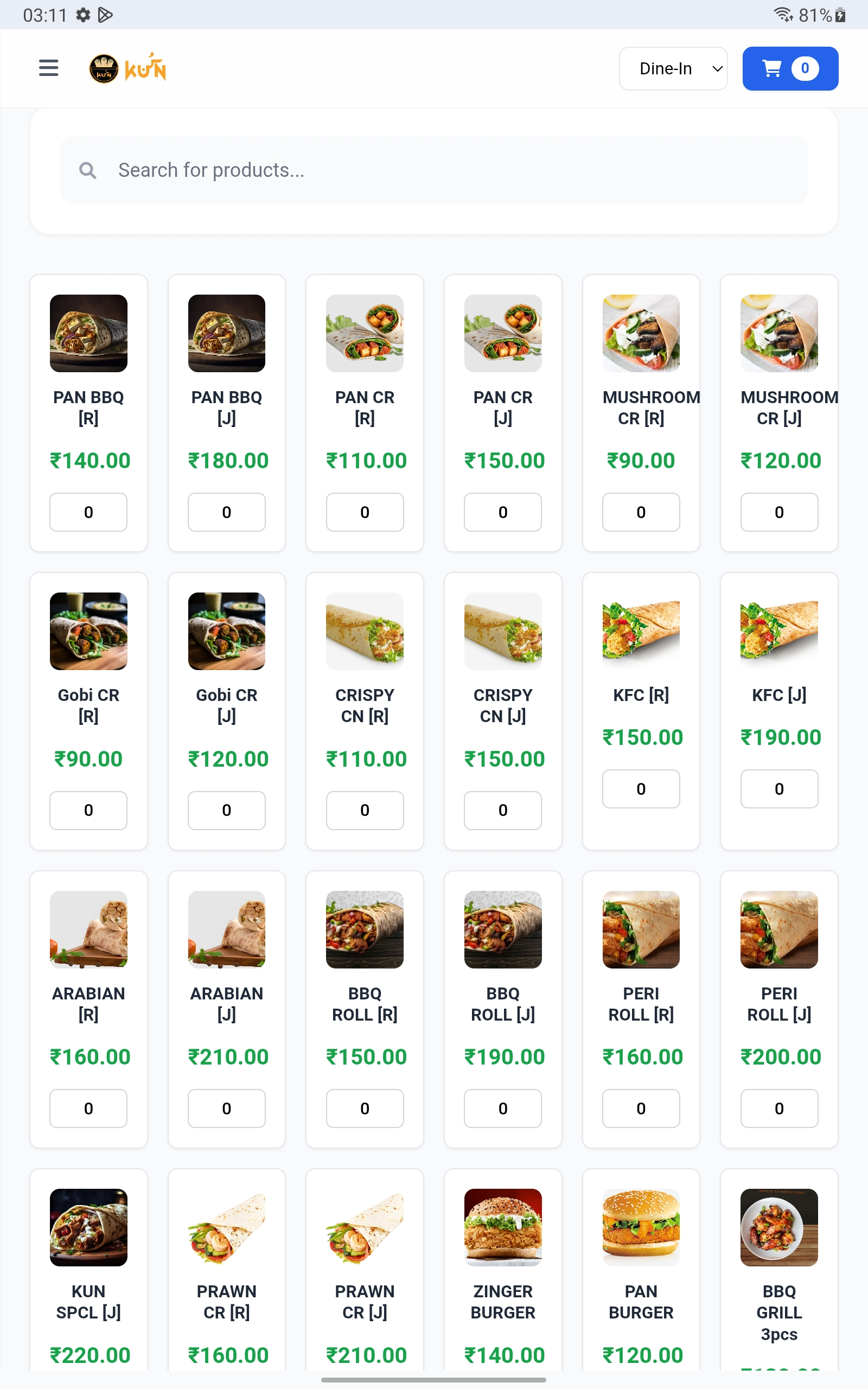 Kuns POS Billing System